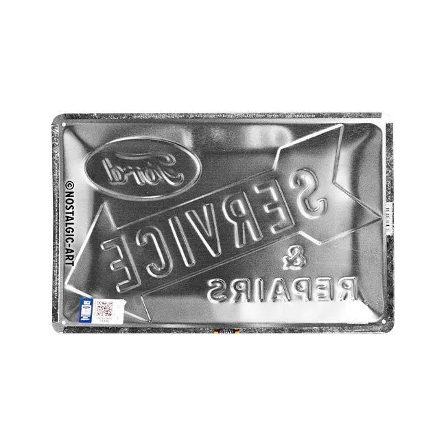 Nostalgic-Art Ford Service and Repairs 20x30cm Medium Metal Tin Sign Plaque