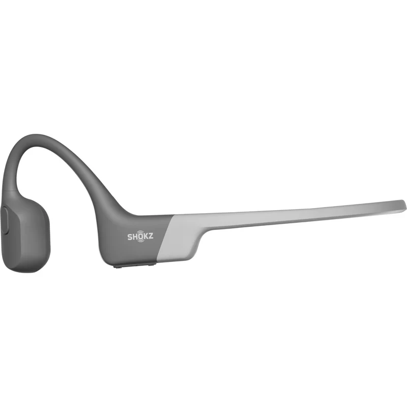 Shokz OpenRun Wireless Open-Ear Headphones (Grey)