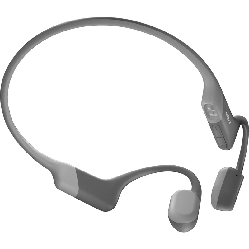 Shokz OpenRun Wireless Open-Ear Headphones (Grey)