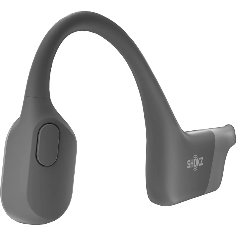 Shokz OpenRun Wireless Open-Ear Headphones (Grey)