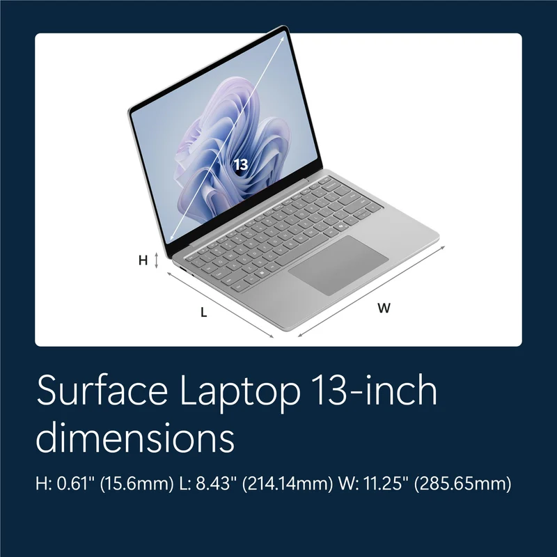 Microsoft Surface Laptop 13-inch Snapdragon X Plus 256GB/8GB Platinum (8th Edition)