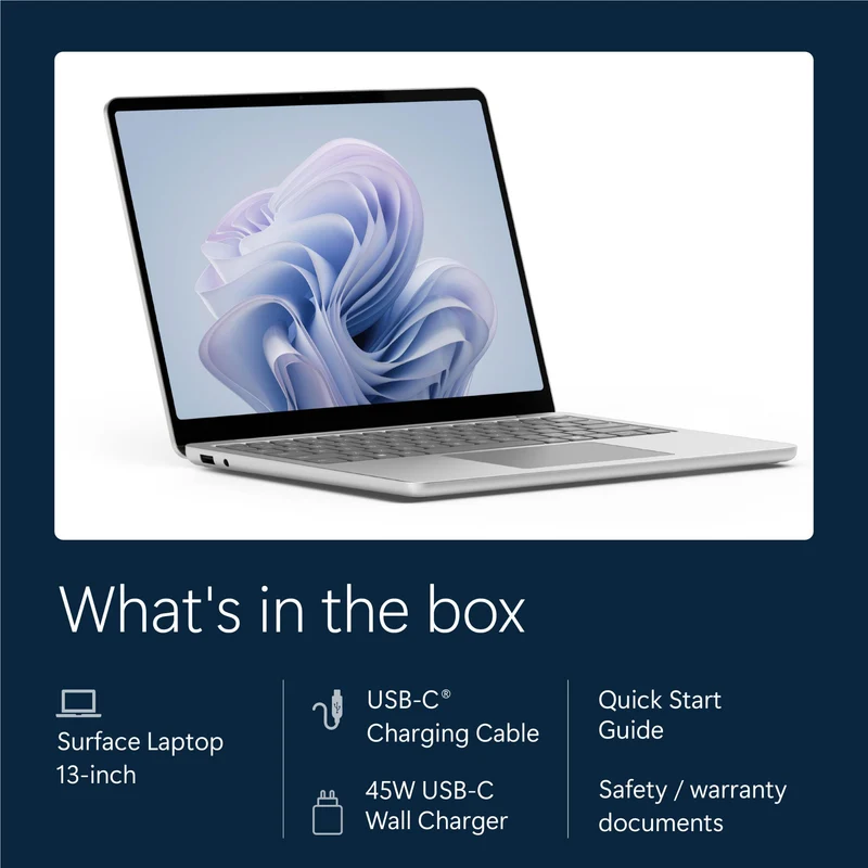 Microsoft Surface Laptop 13-inch Snapdragon X Plus 256GB/8GB Platinum (8th Edition)