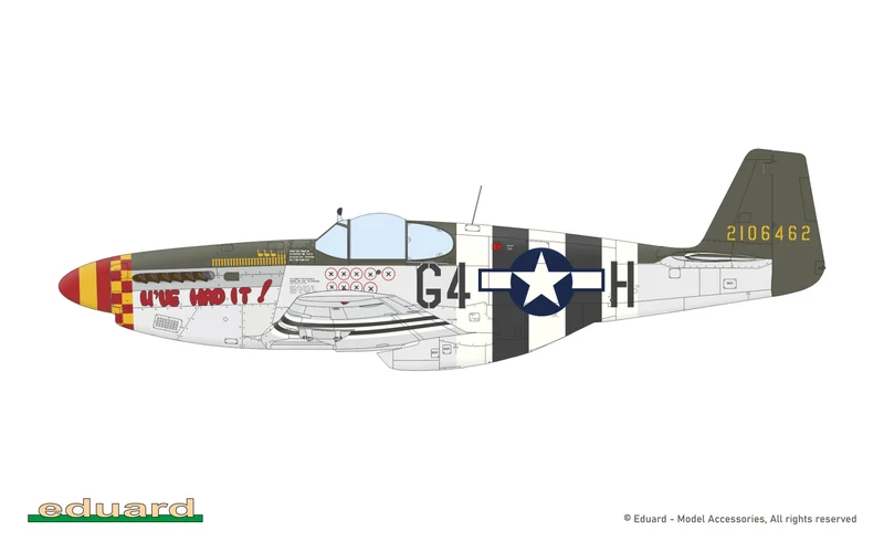1/48 P-51B Mustang Malcolm Hood Canopy Model Kit
