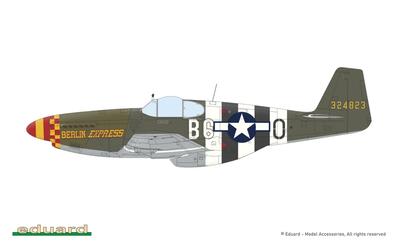 1/48 P-51B Mustang Malcolm Hood Canopy Model Kit