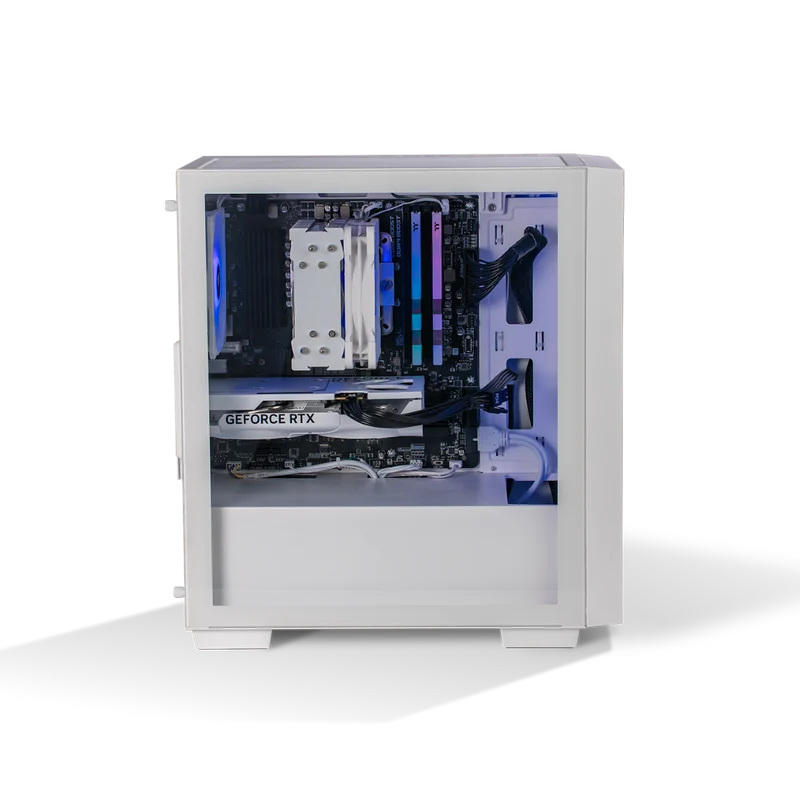 Thermaltake Genesis Ultimate V5 Snow Gaming Desktop PC (AMD 5600 / RTX 5060 / 16GB RAM)