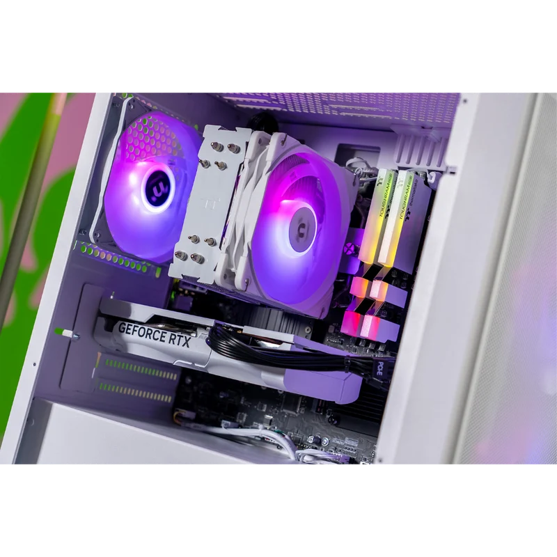 Thermaltake Genesis Ultimate V5 Snow Gaming Desktop PC (AMD 5600 / RTX 5060 / 16GB RAM)