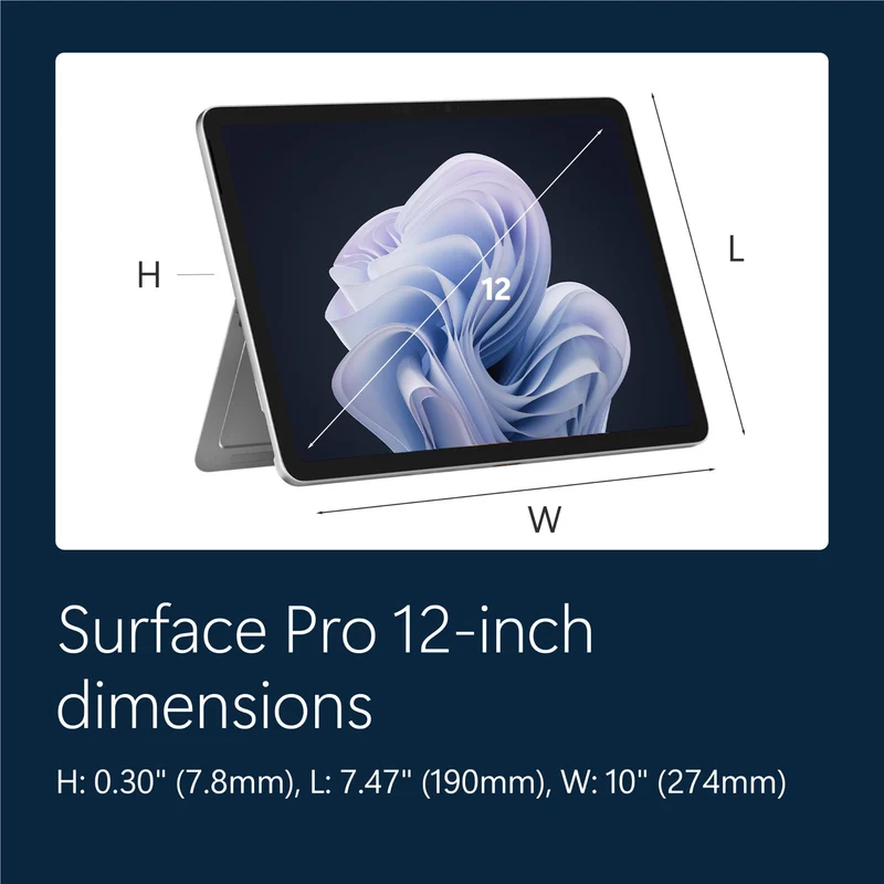 Microsoft Surface Pro AI PC 12" Snapdragon X Plus 8 core/8GB/256GB (Platinum)