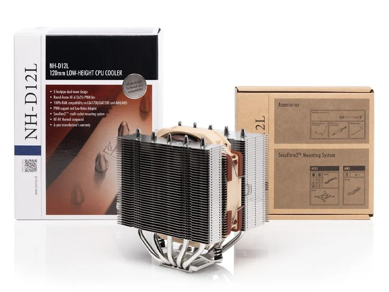 Noctua NH-D12L Low-Height CPU Cooler (120mm)