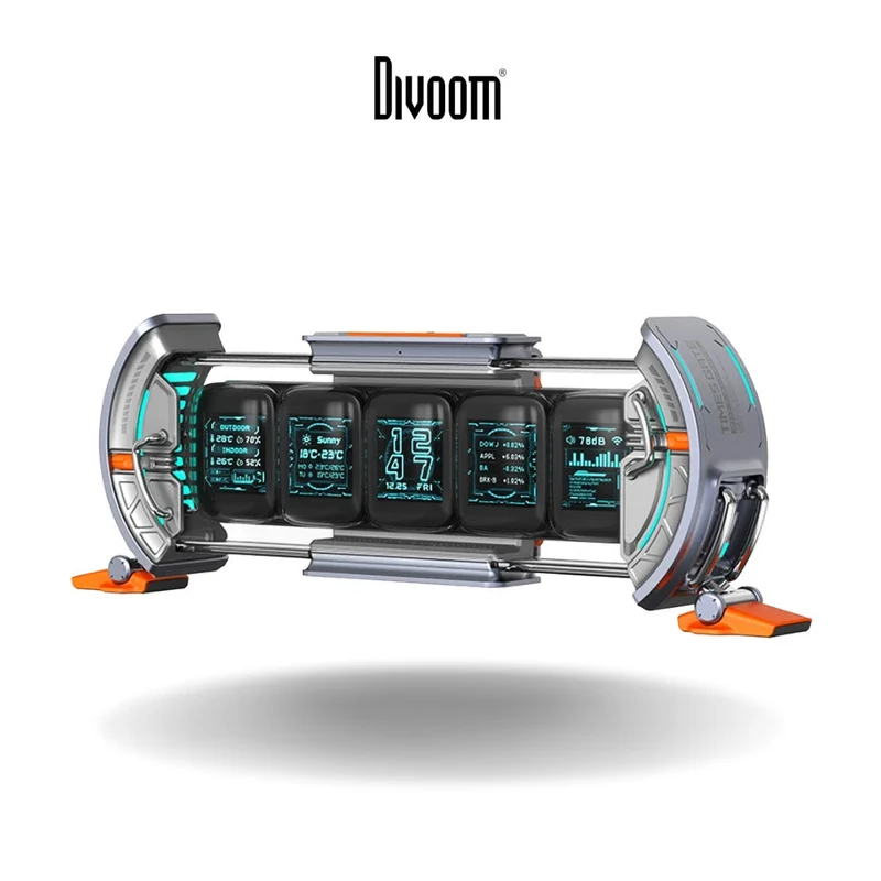 Divoom Times Gate Pixel Art Informative Display (Grey)
