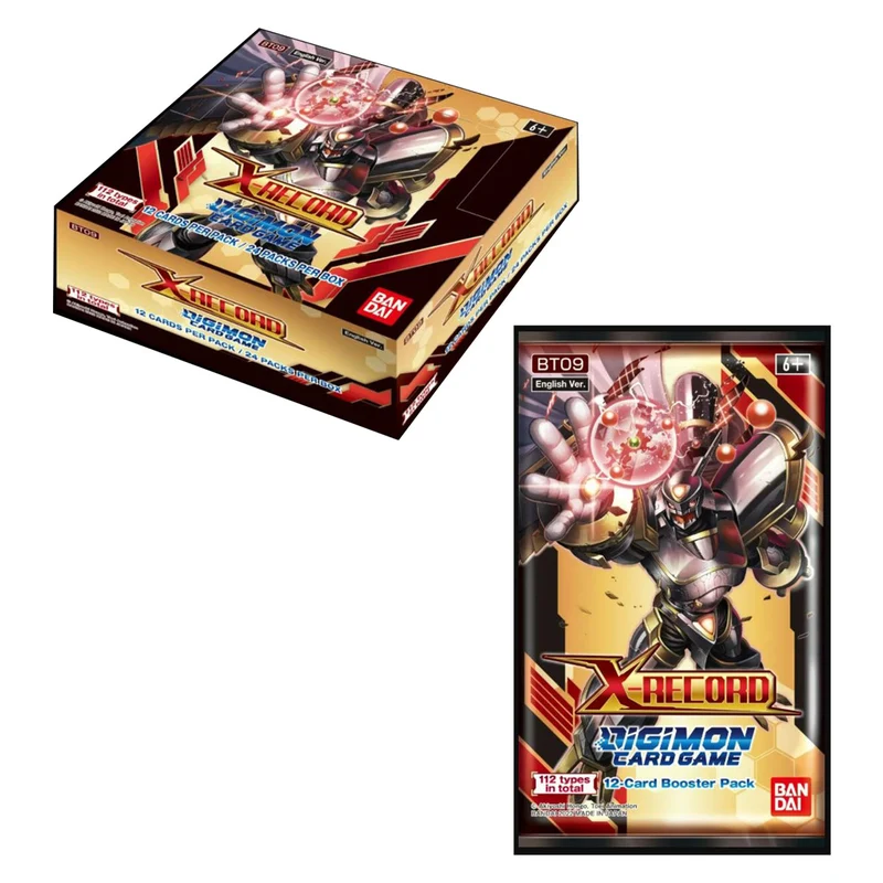 Bandai Digimon Card Game Series 09 X Record BT09 Booster Box