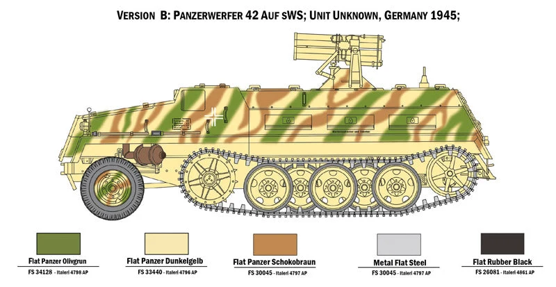 Italeri 1/35 15cm Panzerwerfer 42 auf sWS