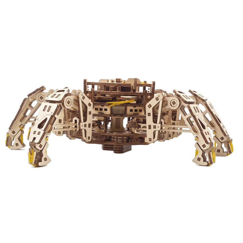 UGears Hexapod Explorer Wooden Mechanical Puzzle Model Kit