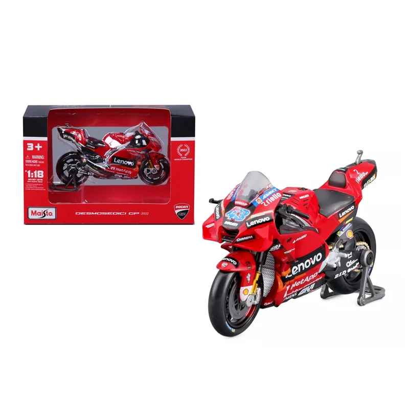 Maisto 1:18 Scale Moto GP 2022 Ducati Lenovo Team #43 Jack Miller Diecast Model