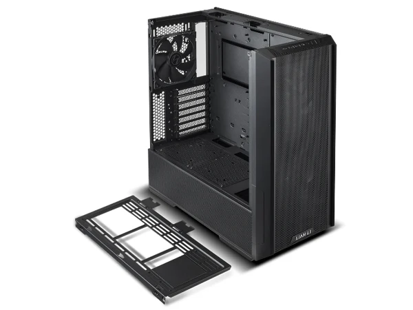 Lian Li LANCOOL 216 RGB Mid-Tower Case with ARGB Fans - Black