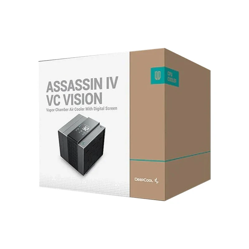 DeepCool Assassin IV VC Vision Vapor Chamber Air Cooler With Digital Screen