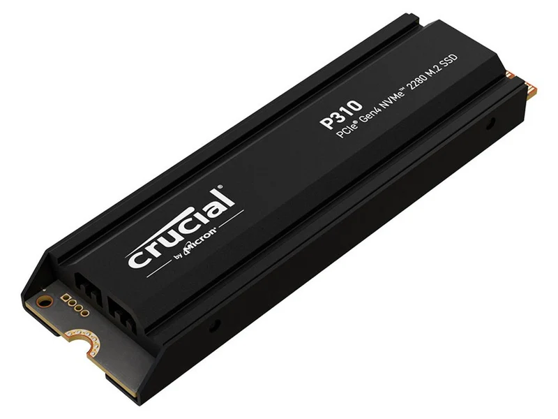 Crucial P310 2TB PCIe Gen4 NVMe M.2 SSD with Heatsink