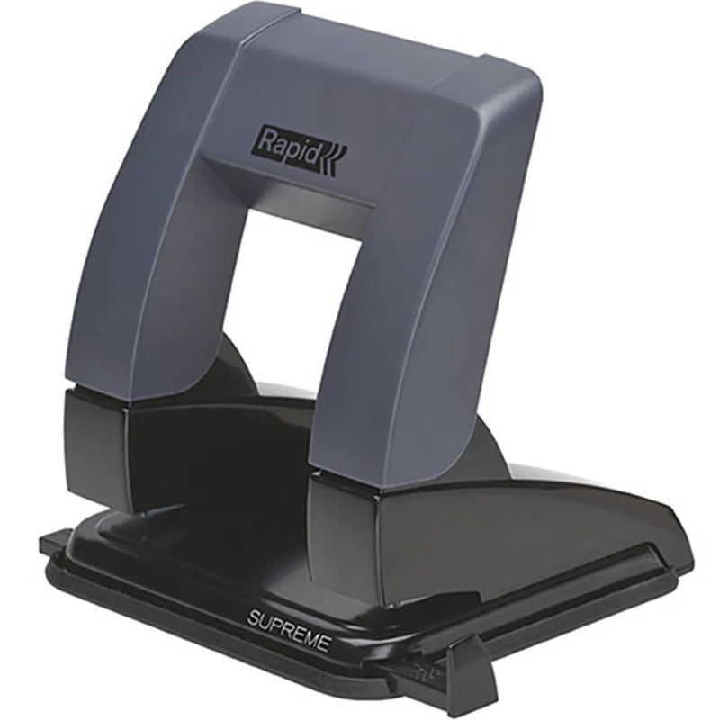 Rapid SP20 Pressless Punch 2-Hole Clamshell 20 Sheet Black