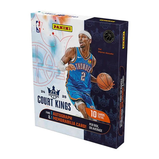 Panini NBA 2024/25 Court Kings Basketball Hobby Trading Cards (Display of 1)