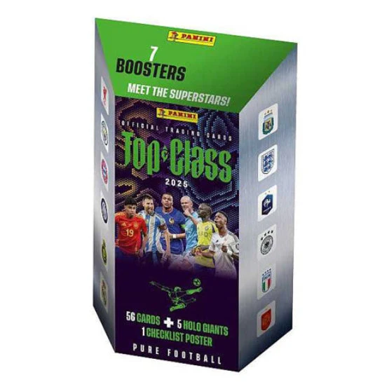 PANINI Top Class Soccer 2025 Trading Cards - Blaster Box