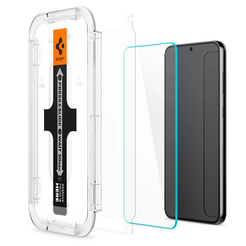 Spigen Samsung Galaxy S23 EZ Fit GLAS.tR Slim 2PCS Glass Screen Protector - Clear