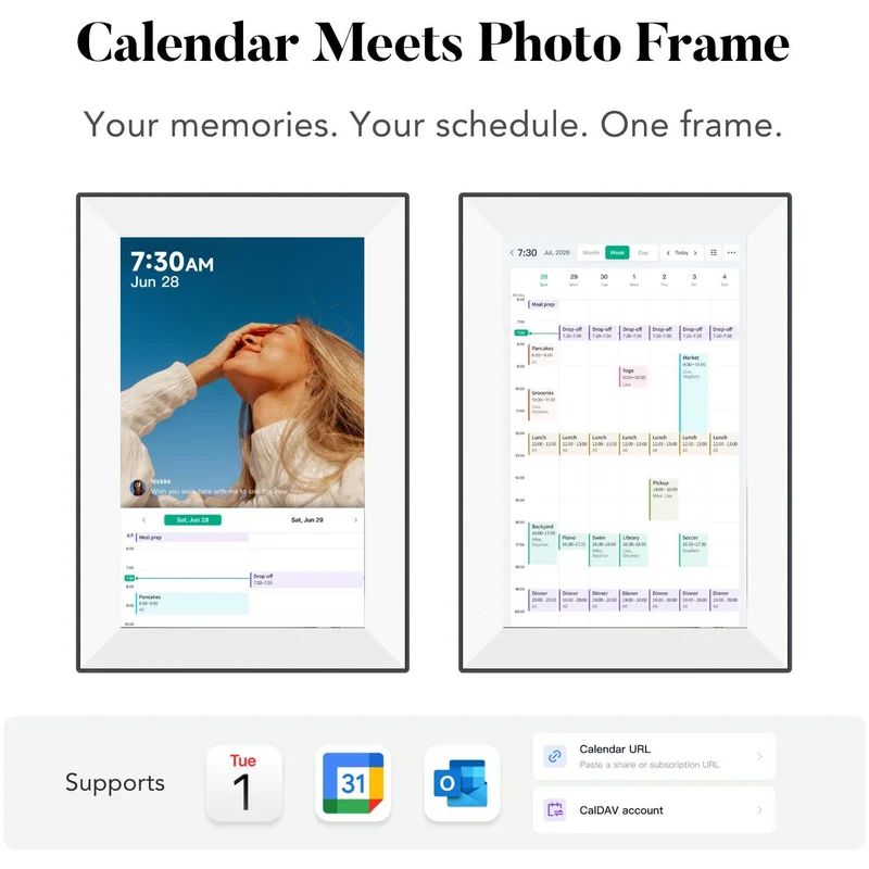 Pexar Vivkeep 10.1" Smart Digital Photo Frame 32GB (Black)