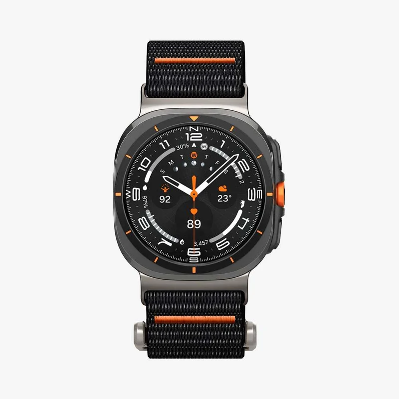 Spigen Galaxy Watch Ultra 2 47mm 2026 / Ultra 2025 2024 DuraPro Flex Watch Band (Black)