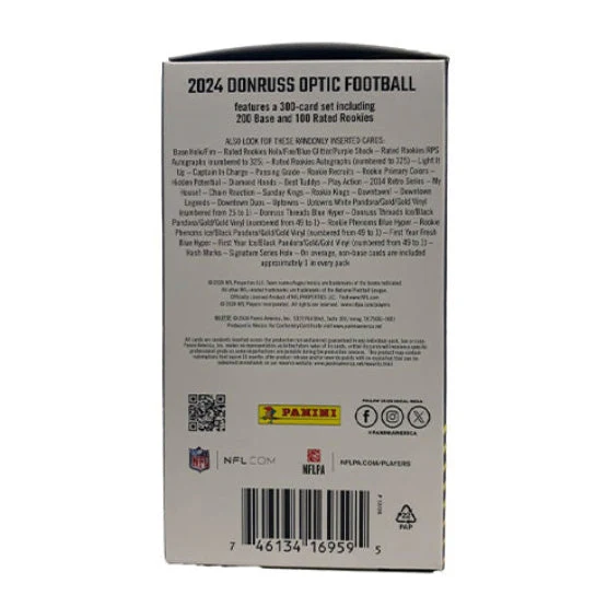 Panini 2024 Donruss Optic Football Blaster Box