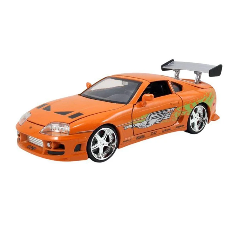 Jada 1:24 Fast & Furious Dom's Dodge Charger R/T & Brian's Toyota Sup Model Set