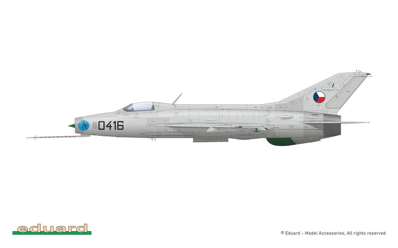 1/48 EFKA MiG-21F-13 In Czechoslovak Service Model Kit