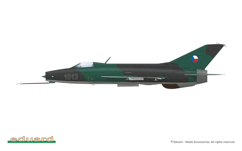 1/48 EFKA MiG-21F-13 In Czechoslovak Service Model Kit