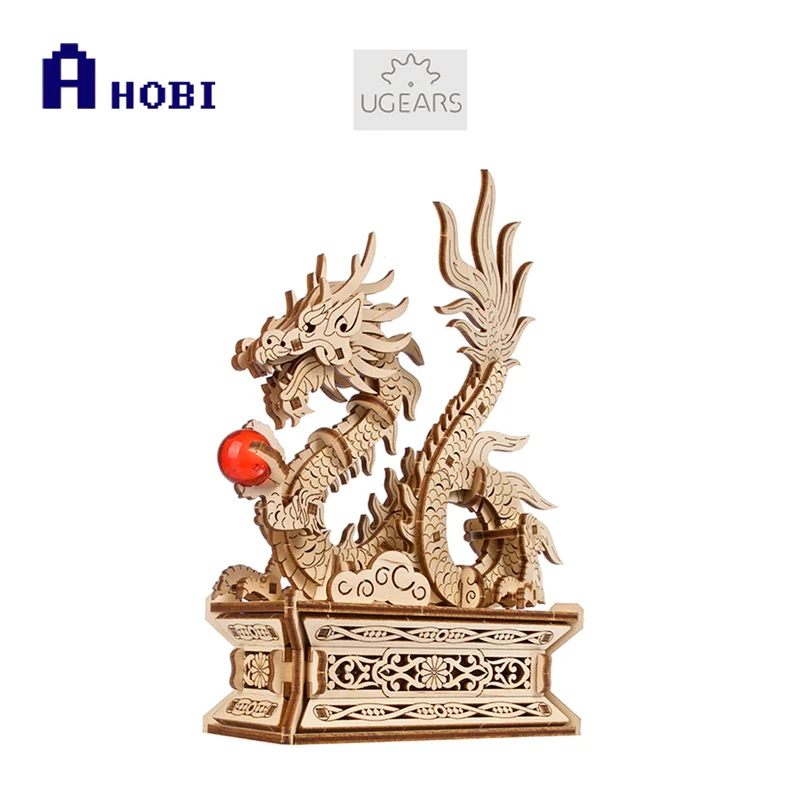 Ugears Wood Dragon Wooden 3D Puzzle Model Kit
