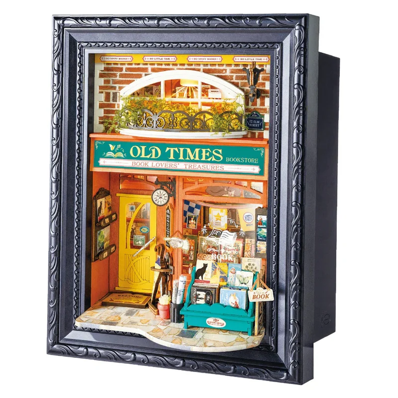 DIY Framed Old Times Bookstore