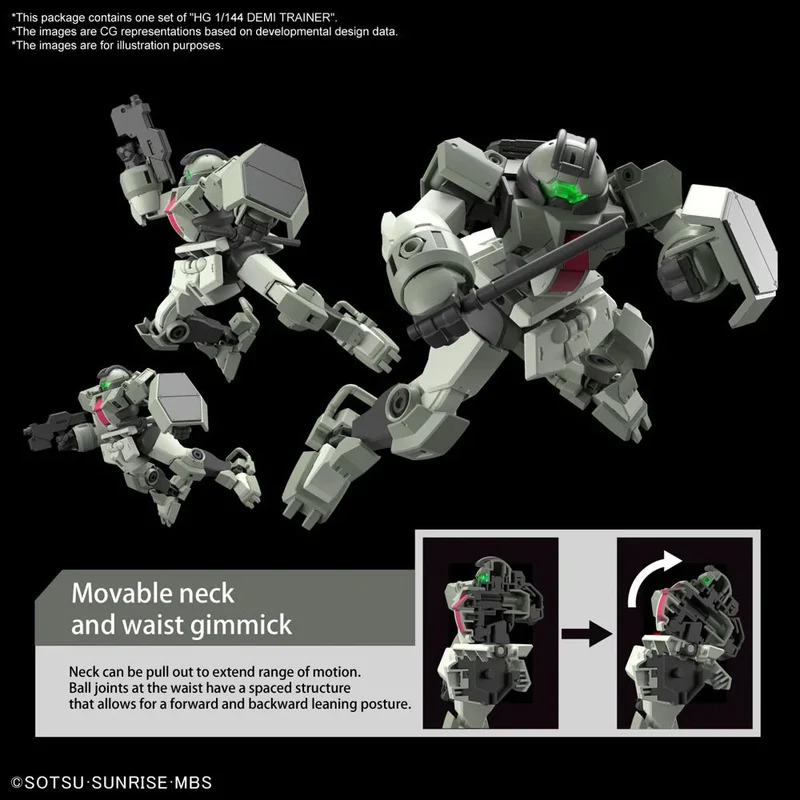 Bandai Hg 1/144 Demi Trainer