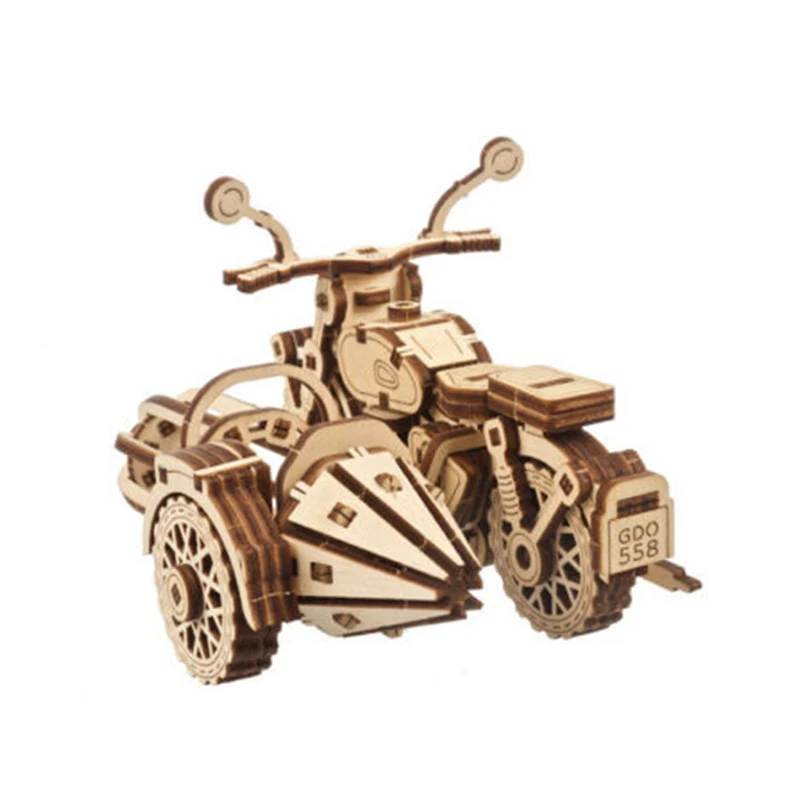 Ukraine Made Ugears Hagrid's Flying Motorbike With Sidecar Wooden Model Kit