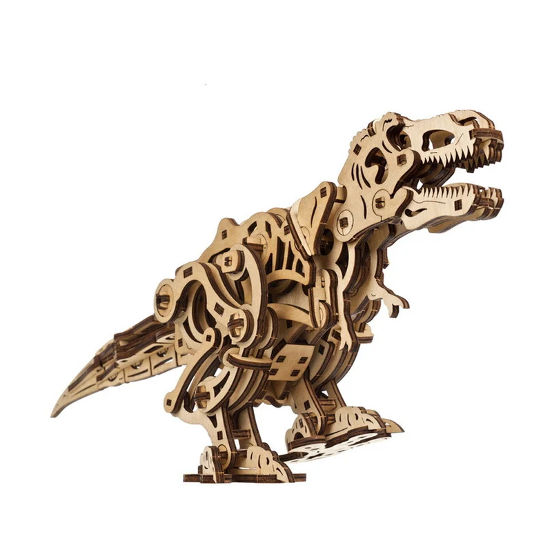 Ugears Tyrannosaurus Tex Wooden Mechanical Puzzle Model Kit
