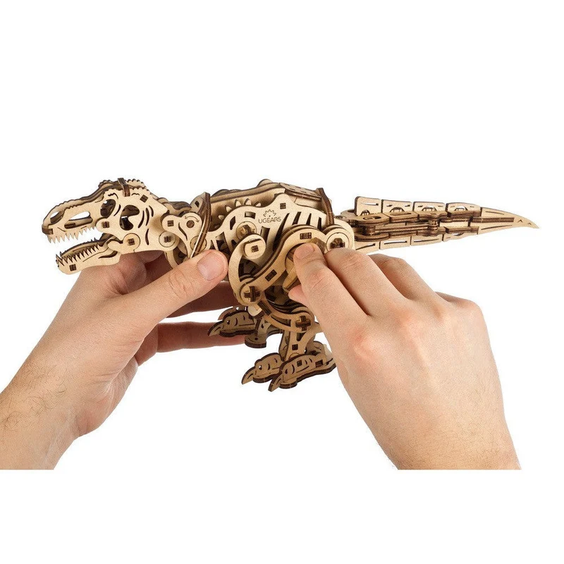 Ugears Tyrannosaurus Tex Wooden Mechanical Puzzle Model Kit