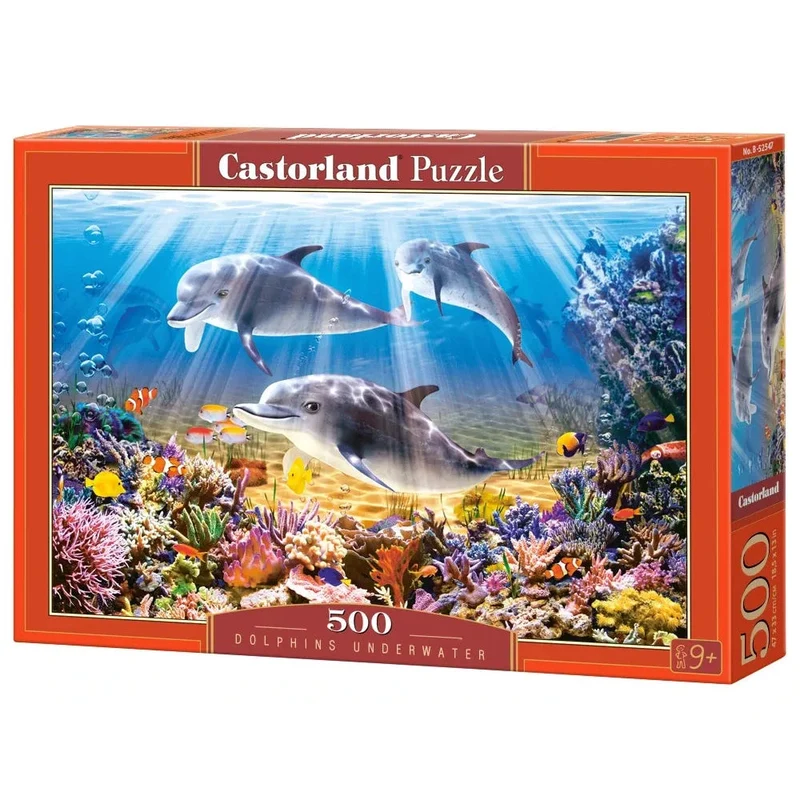 Castorland 500-Pieces Dolphins Underwater Puzzle