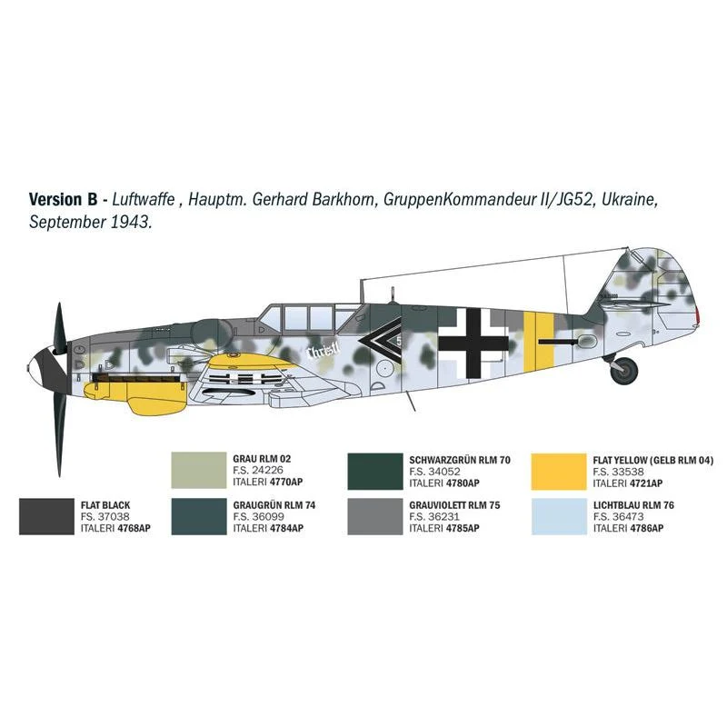 1/72 Bf 109 G-6 Aces