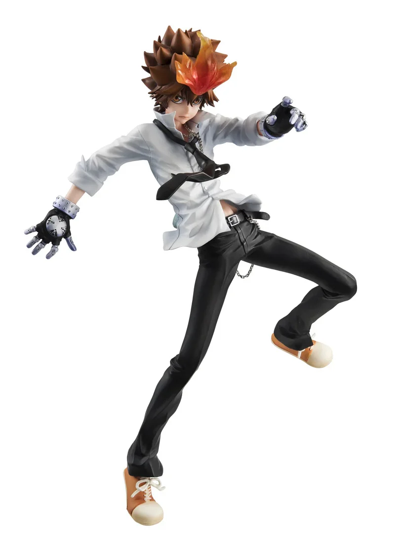 MEGAHOUSE G.E.M. Series Katekyo Hitman Reborn! Tsunayoshi Sawad, Kyoya Hibari and Reborn Set (Repeat)
