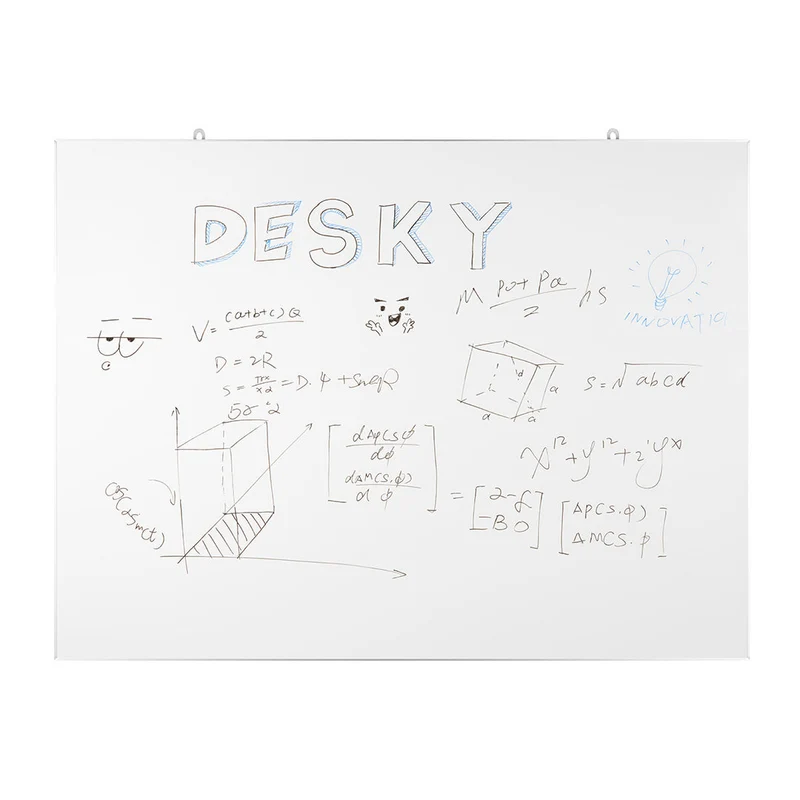 Desky Slimline Whiteboard 150 x 120cm