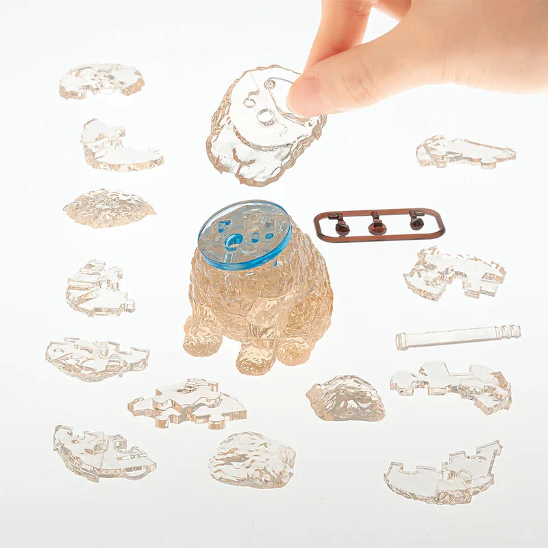 Bepuzzled 3D Toy Poodle Apricot Crystal Puzzle