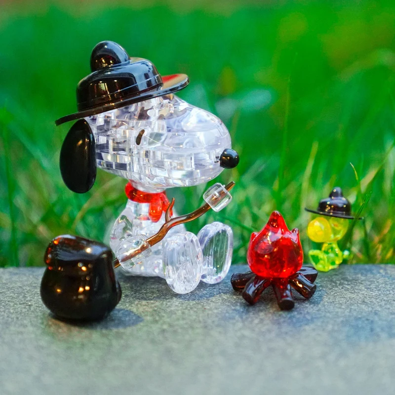 Bepuzzled 3D Snoopy Camping Crystal Puzzle