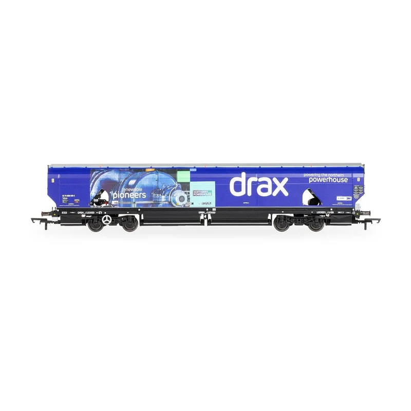 Hornby OO Drax Biomass Wagon Pack 83700698071-3 & 83700698009-3