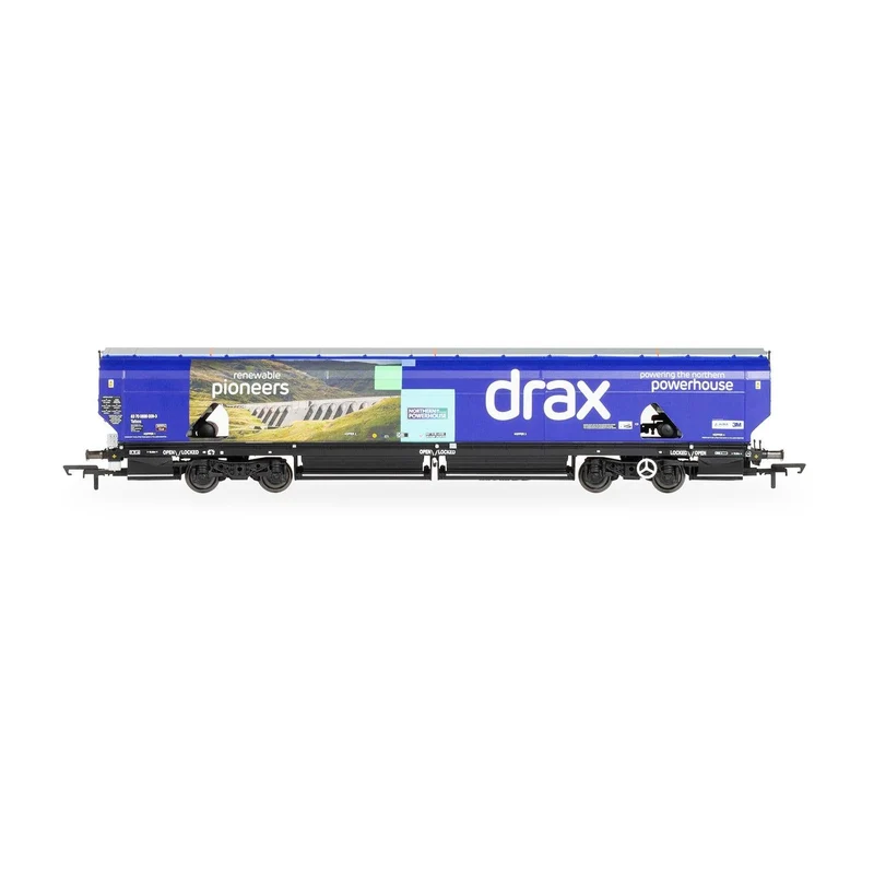 Hornby OO Drax Biomass Wagon Pack 83700698071-3 & 83700698009-3