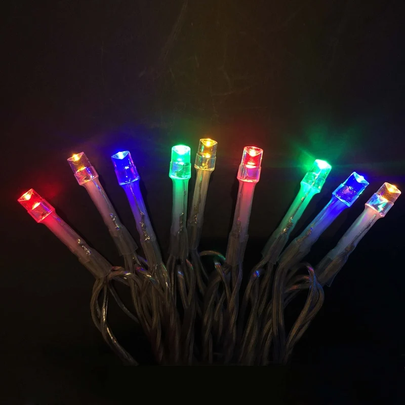 Lexi Lighting Battery Operated 400 LED String Light Clear Cable - Multicolour