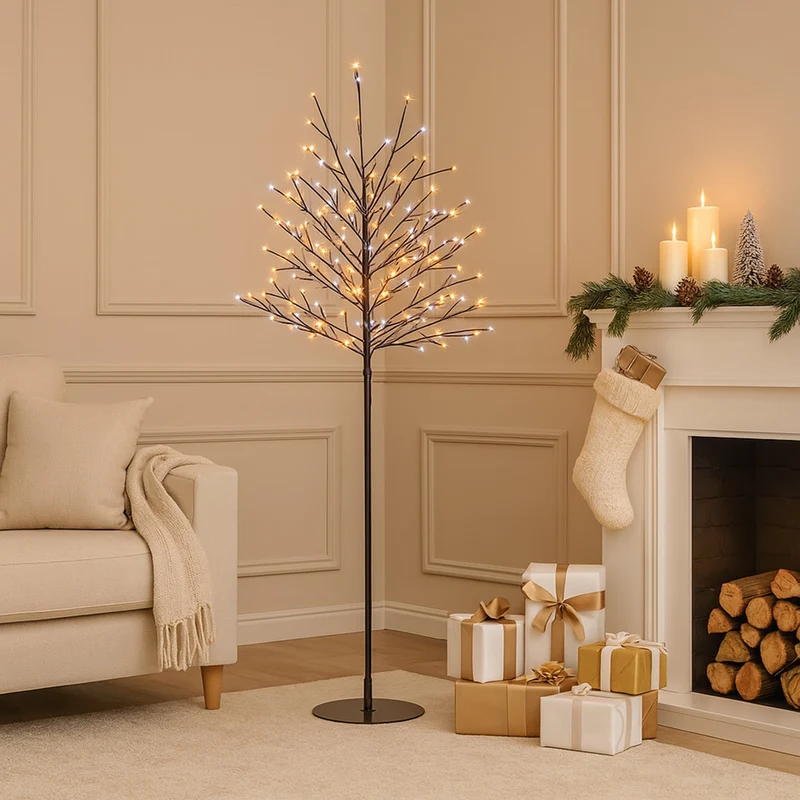 Lexi Lighting 1.8M LED TREE - Black