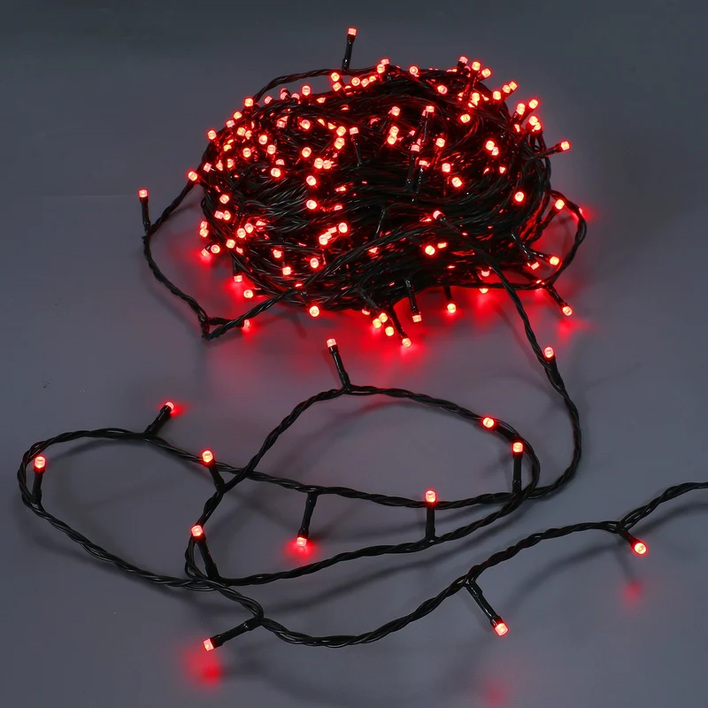 Lexi Lighting 400 RGB connectable Colour Changing String light - Dark Green