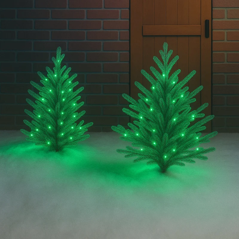 Lexi Lighting 400 RGB connectable Colour Changing String light - Dark Green