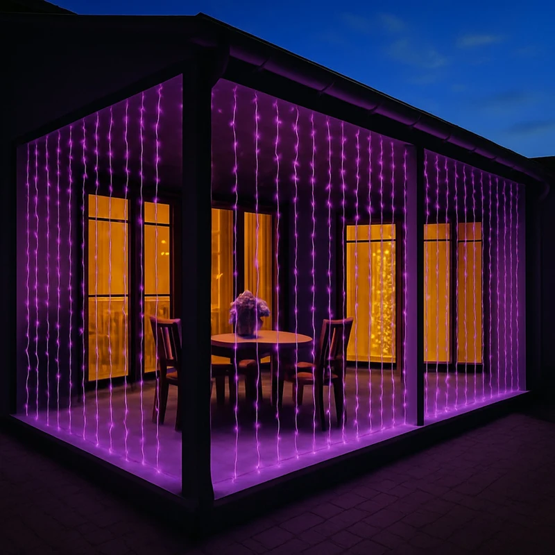 Lexi Lighting 160 RGB Colour Changing curtain light