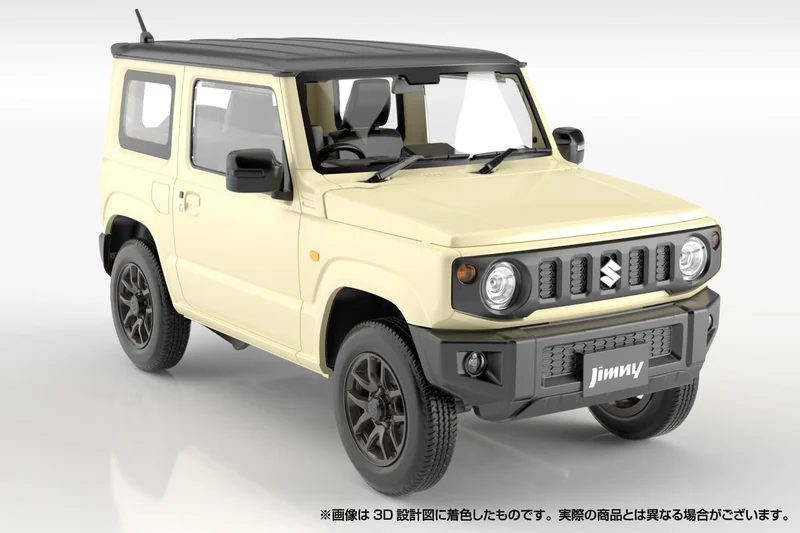 Aoshima 1/24 SNAP SUZUKI JB64 Jimny 2018 (Chiffon Ivory Metallic)